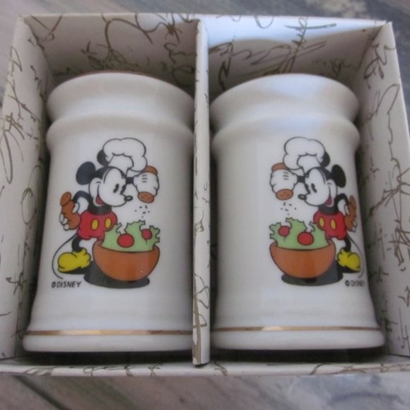 Disney Other - Disney Mickey Mouse S&P Shakers Vintage Made in Japan Never Used